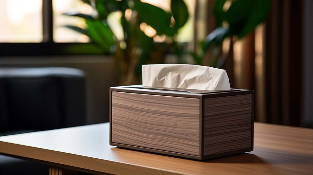 wooden tissue box wholesale