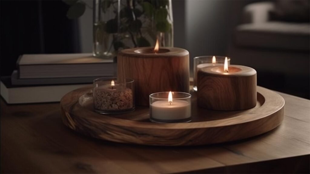 wooden candle holder supplier