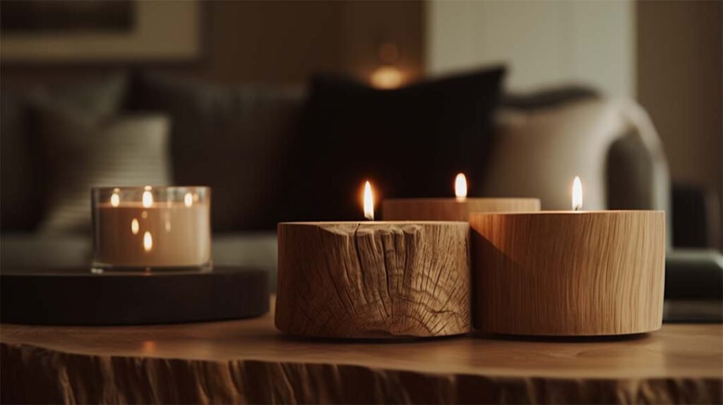 Pine Candle Holder
