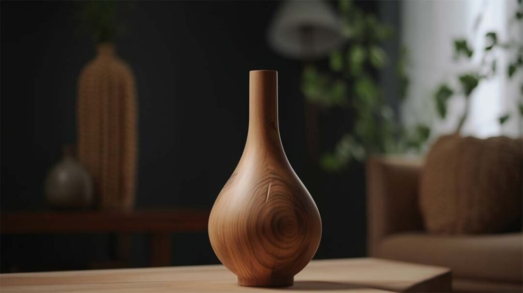 Wooden Vase Cusotmized