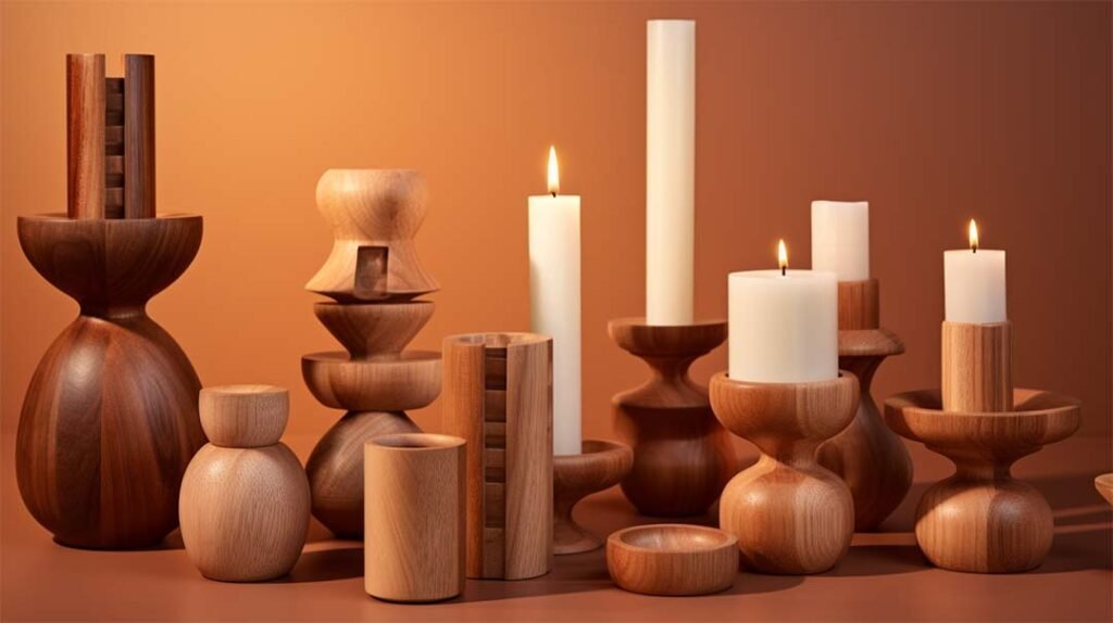 wooden candleholer supplier