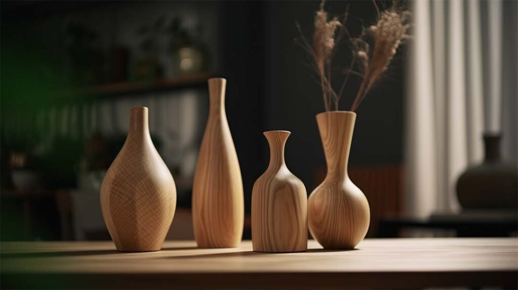 Customized wooden vase manufacturer