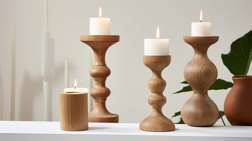 classic wooden candle holder manufacturer