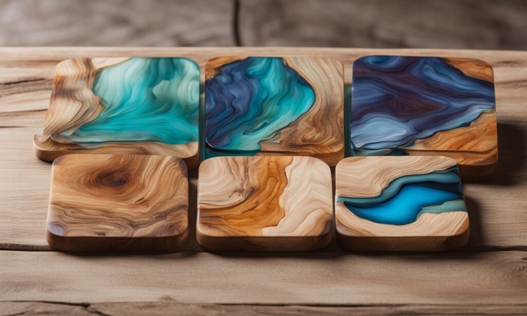 wooden Epoxy Coasters