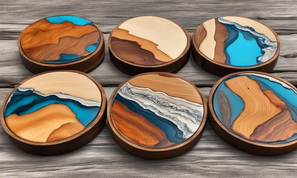 Wooden Resin Coaster