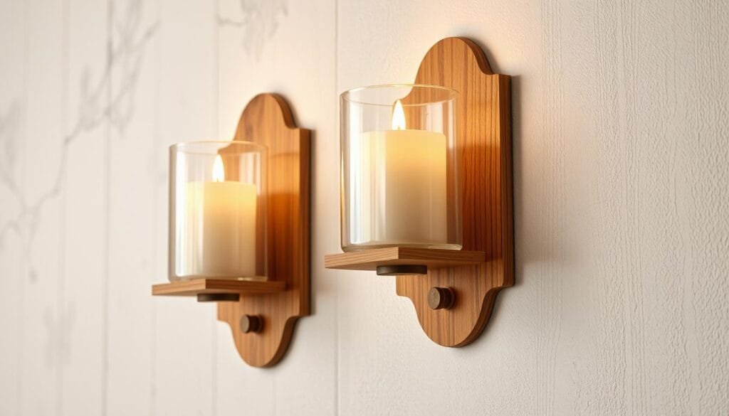 Wall-Mounted Candle Holders
