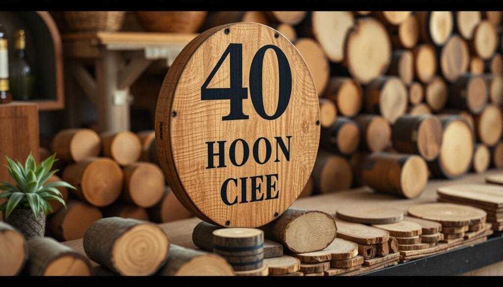 wooden signs
