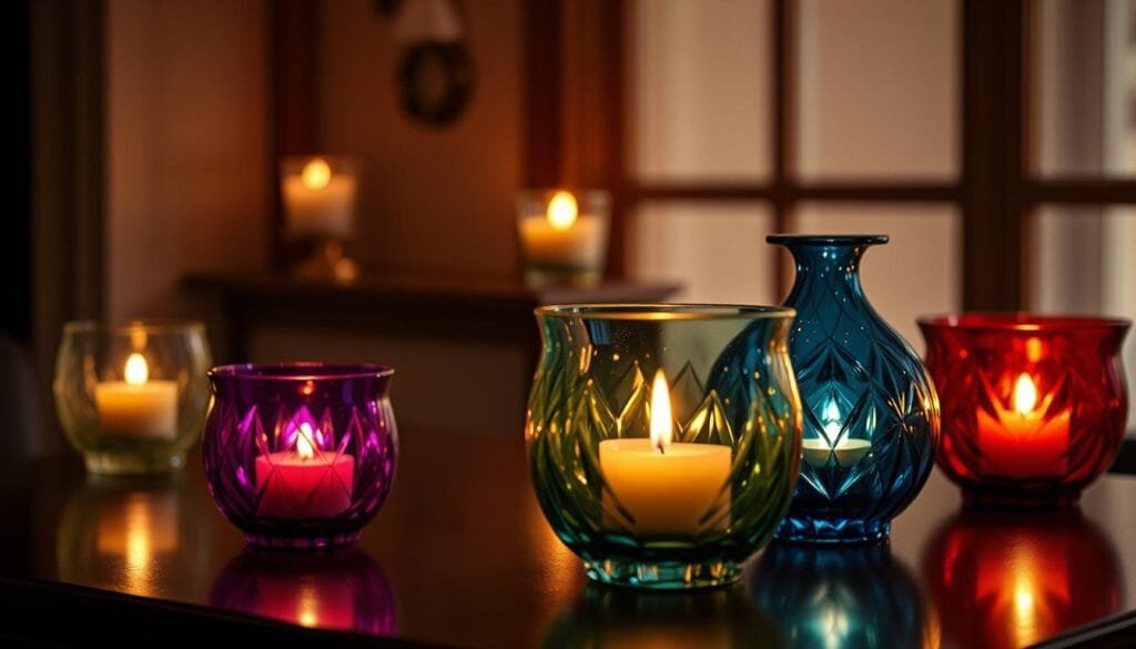 custom colorful candle holder