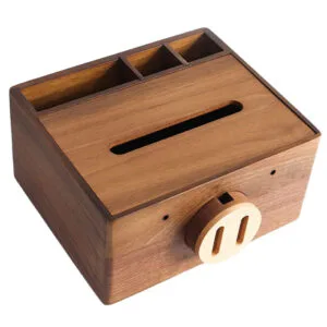 Wood Tissue Box