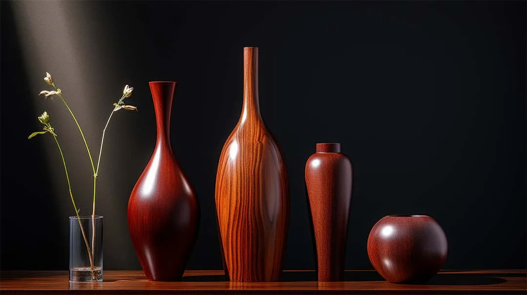 Mahogany Vase