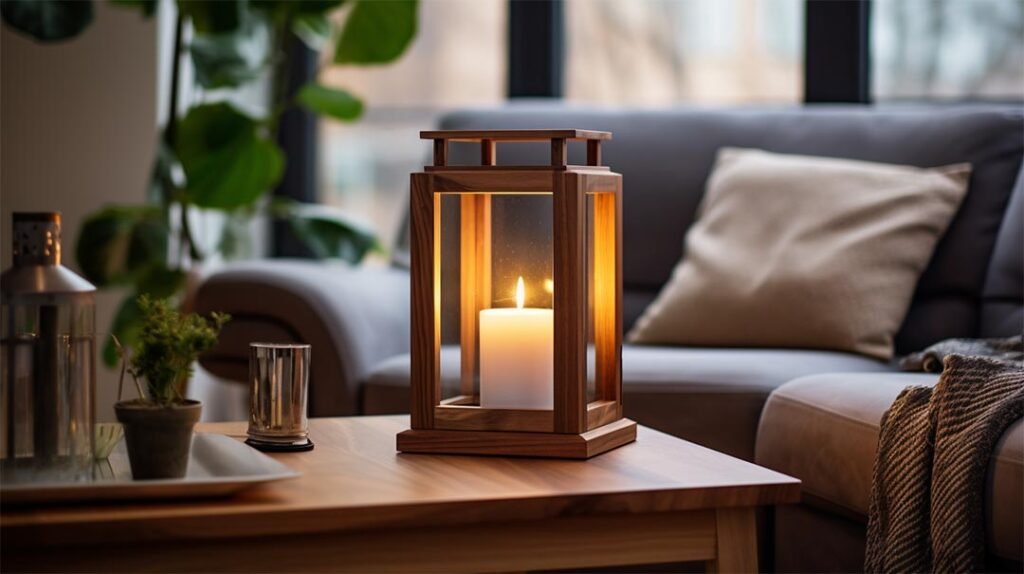 custom wooden lantern