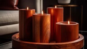 wooden candle holder manufacturer