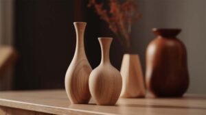 wooden vase styles