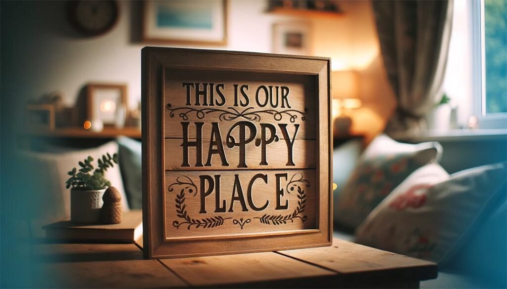 personalized wooden sign