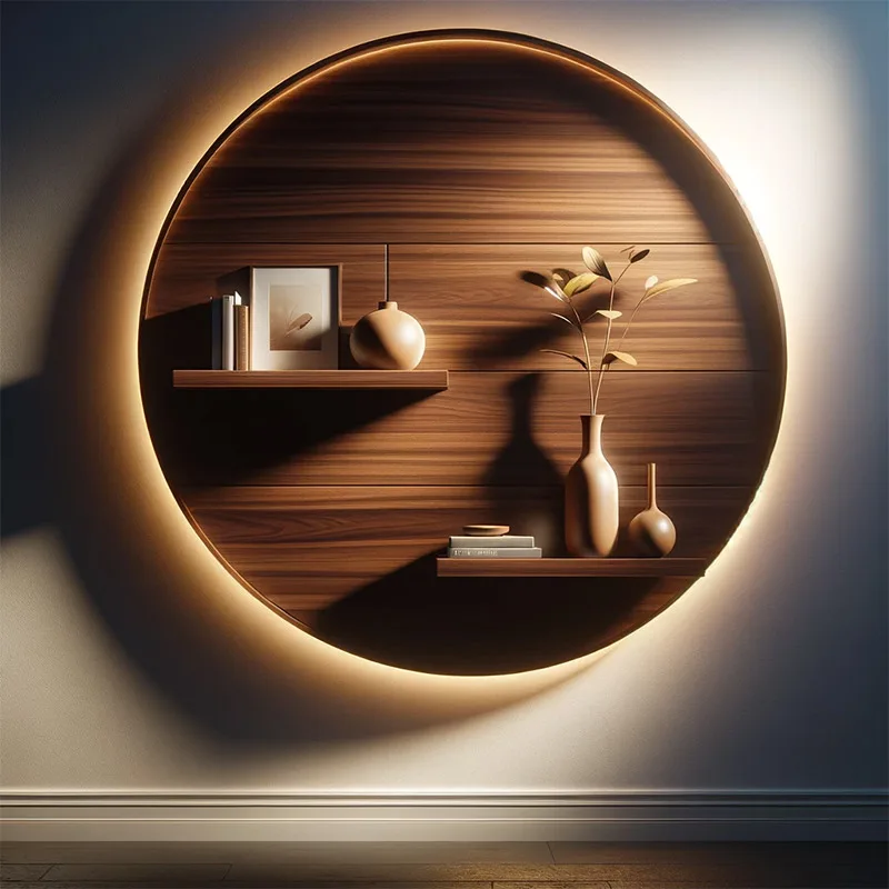 Decorative wall shelf