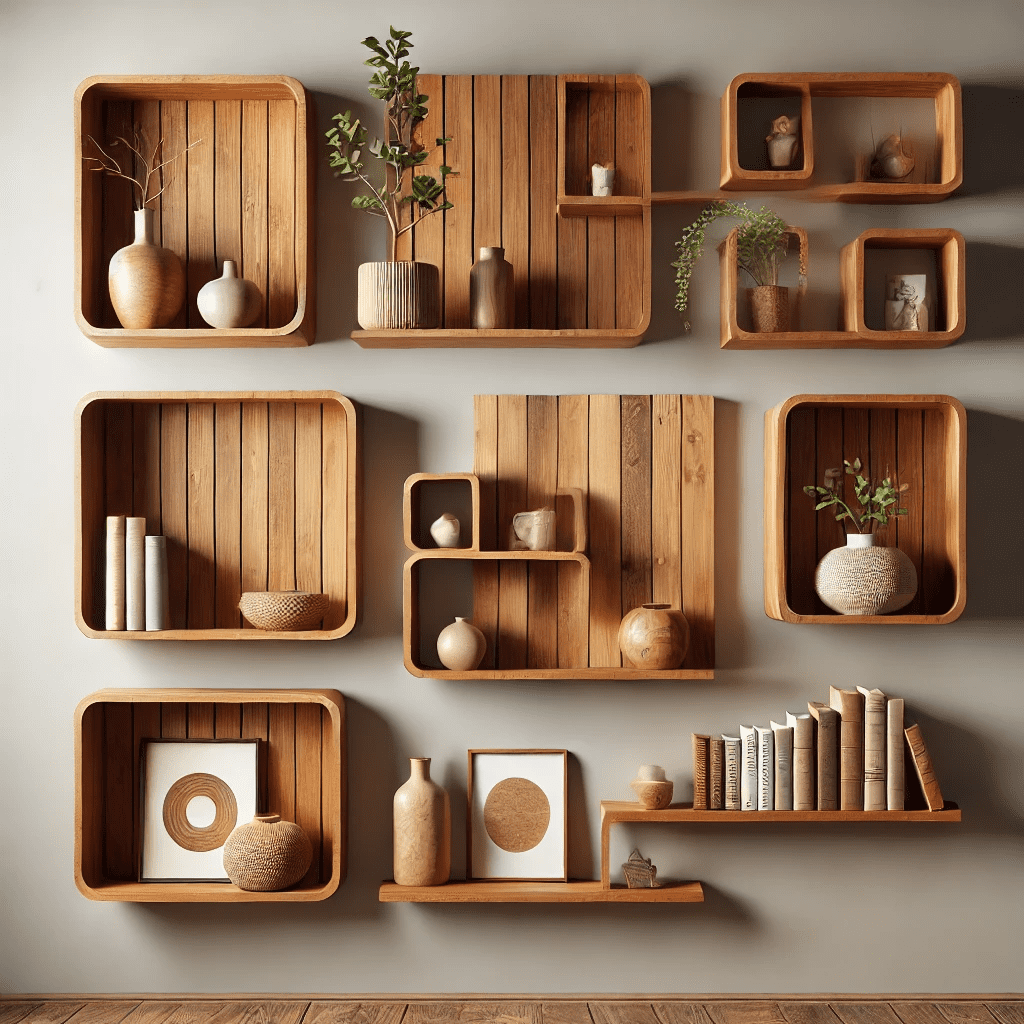 Wooden Shelves: Aesthetic and Practical