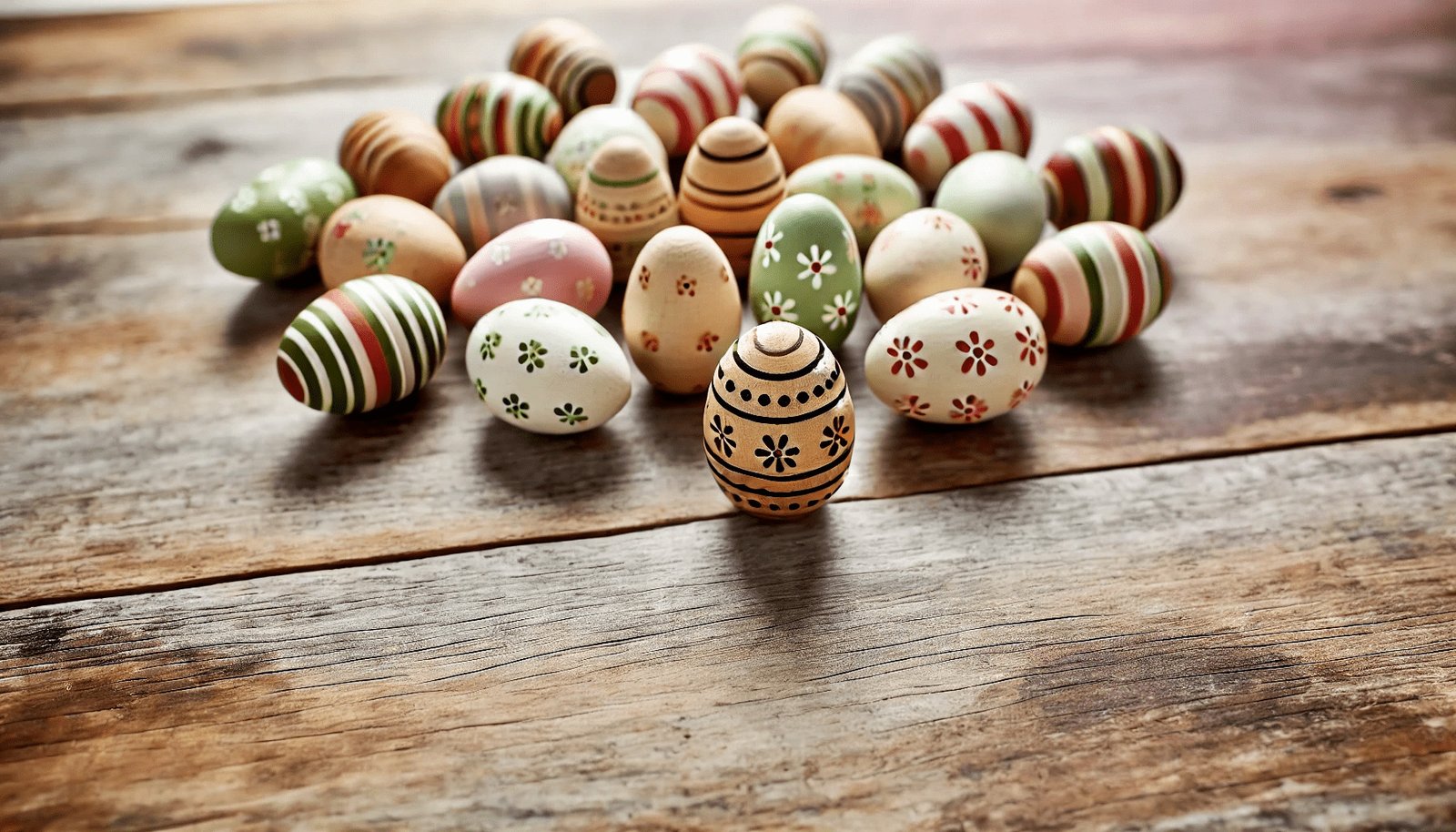 Wooden Easter Eggs