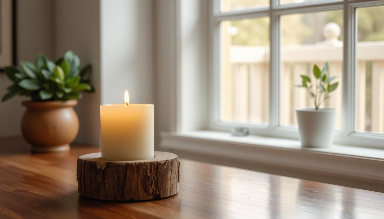 Wooden Candle Holders