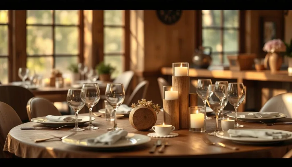 Wooden Centerpieces