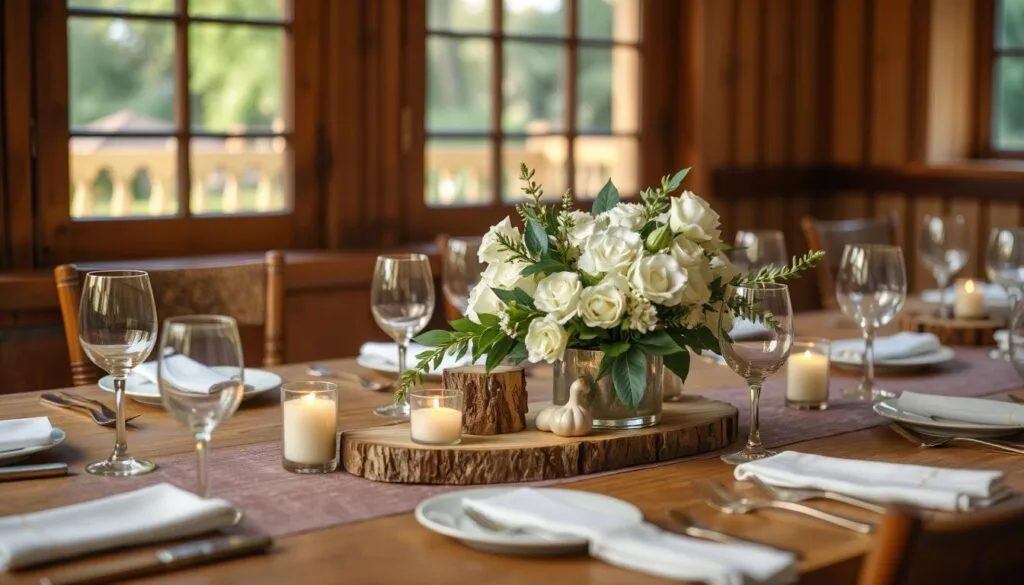 Wooden Centerpieces set