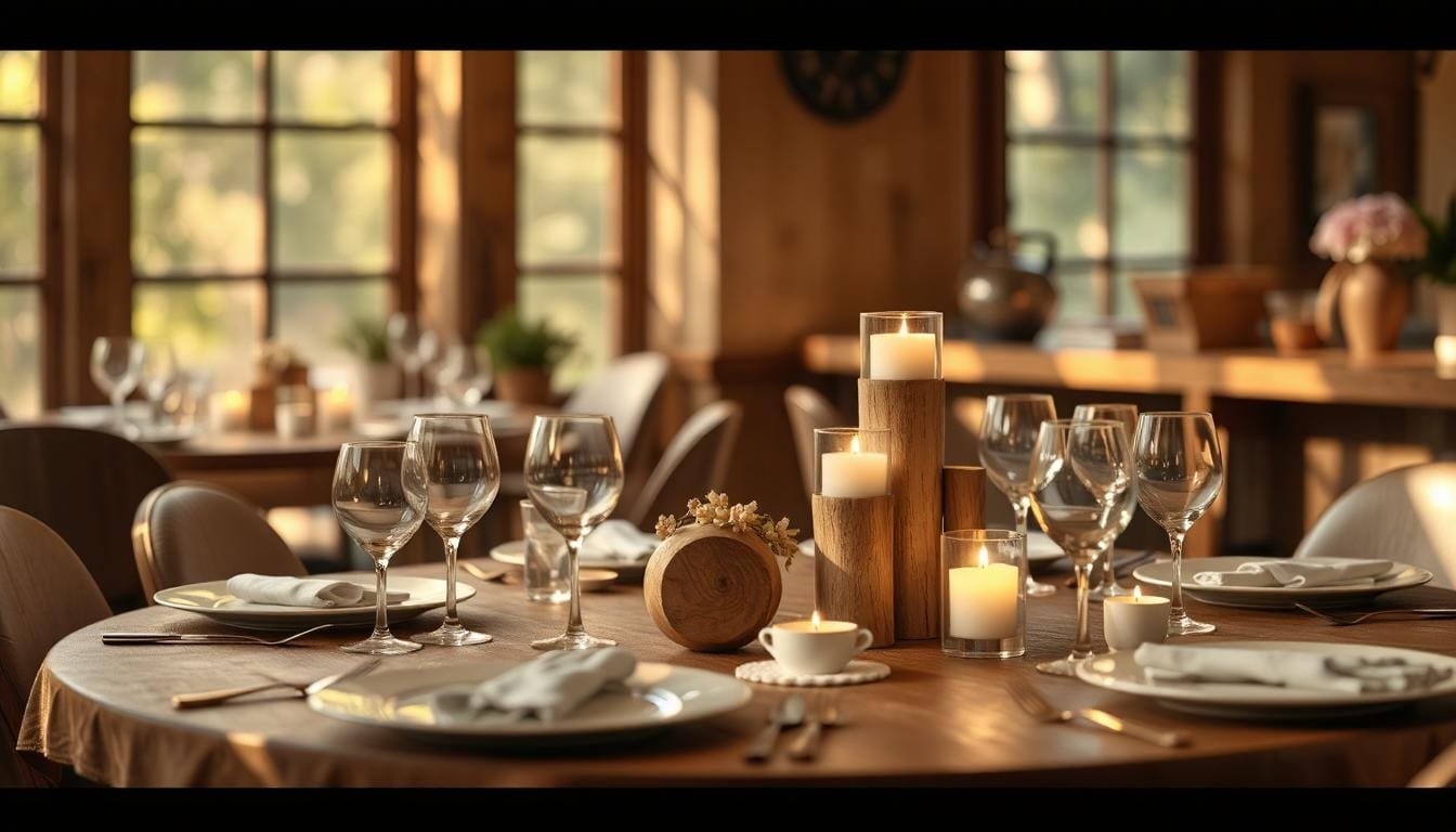 Wooden Centerpieces