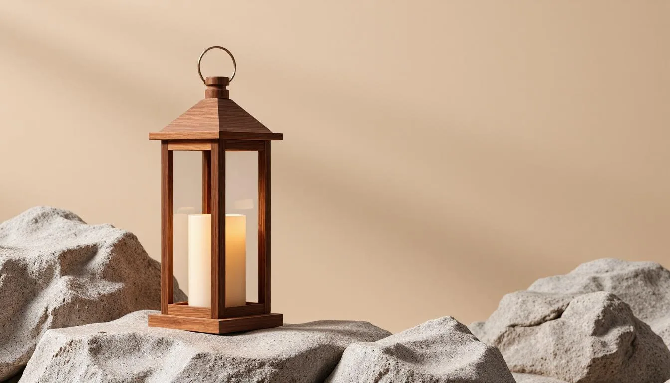 wooden lantern style
