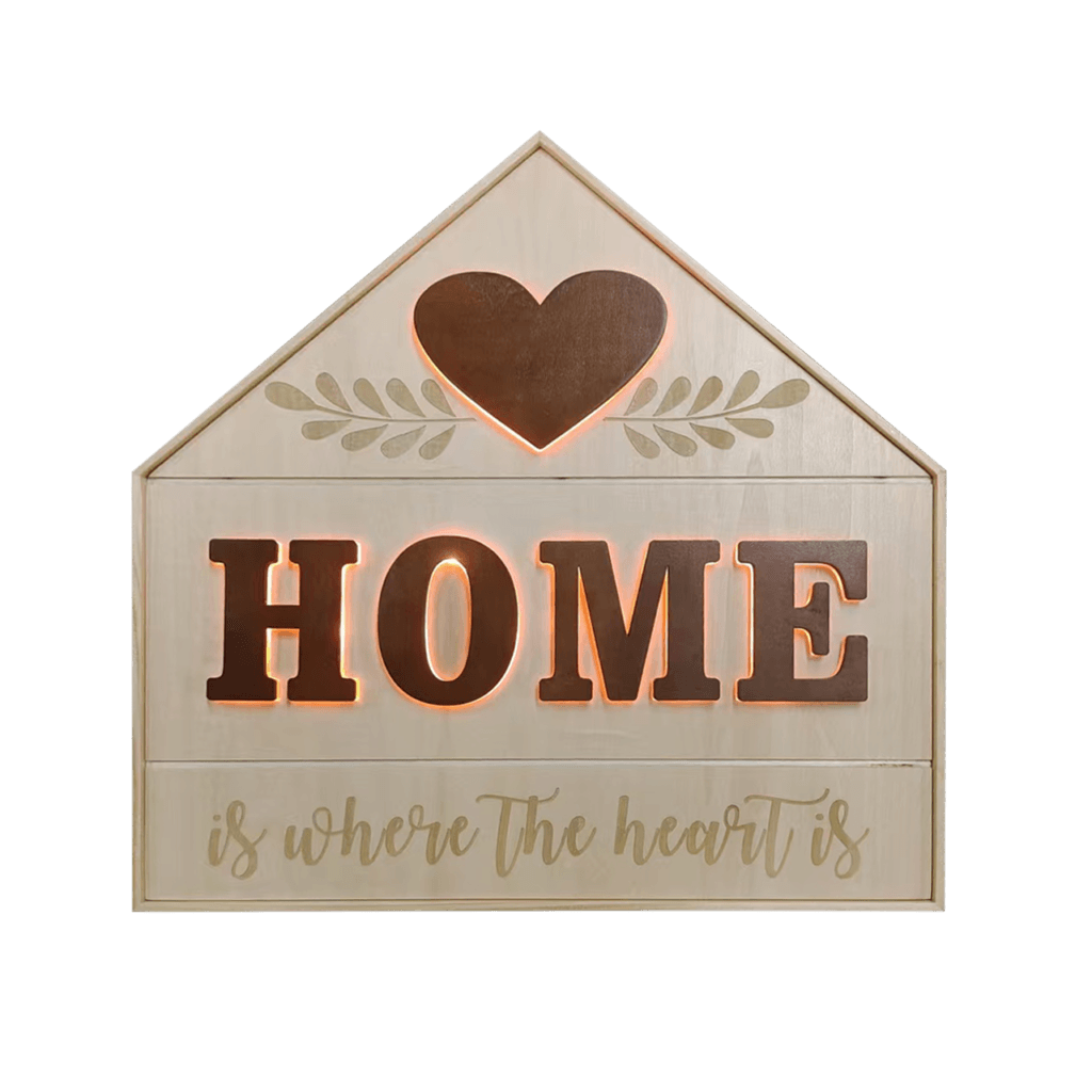 LED Backlit Wood Signs