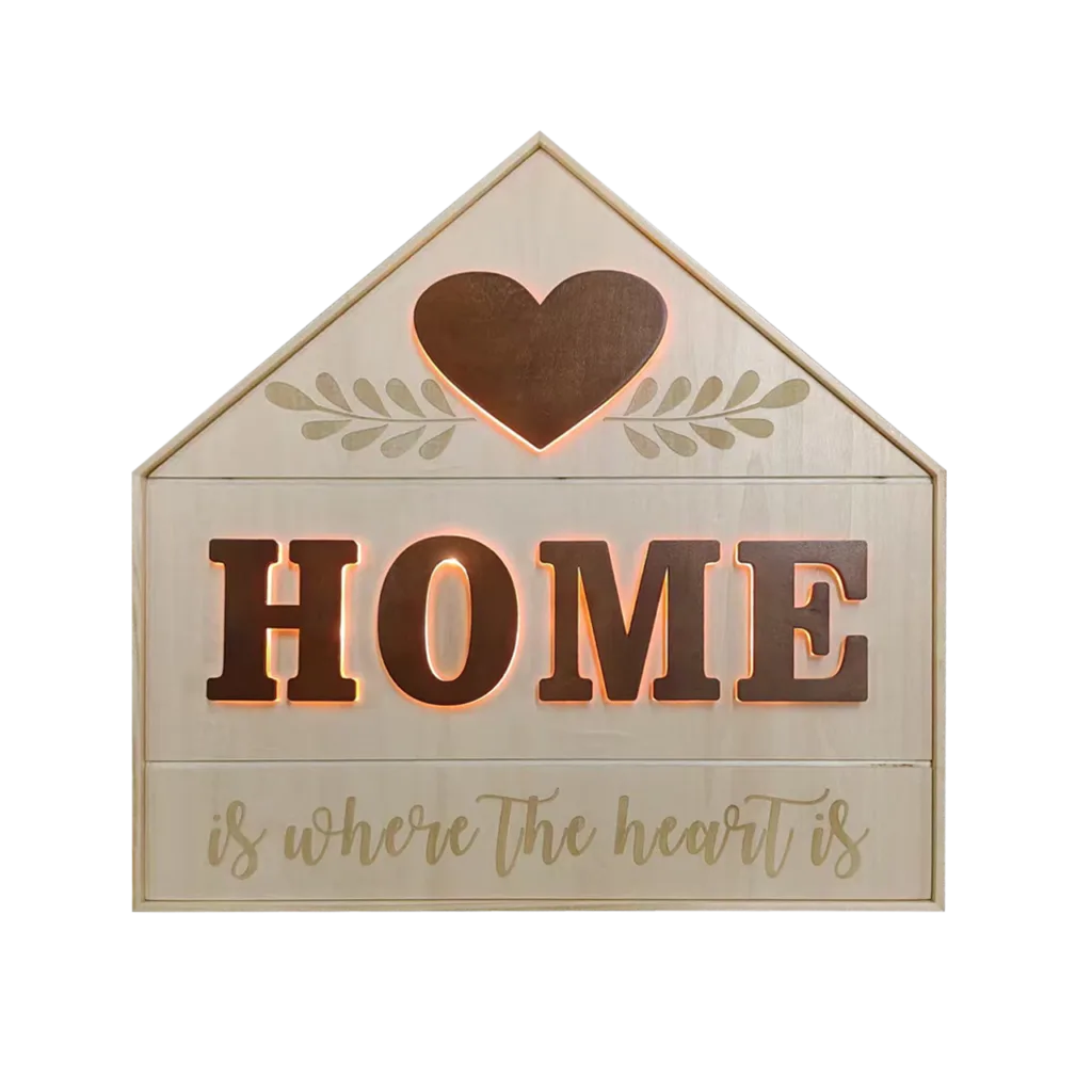 LED Backlit Wood Signs