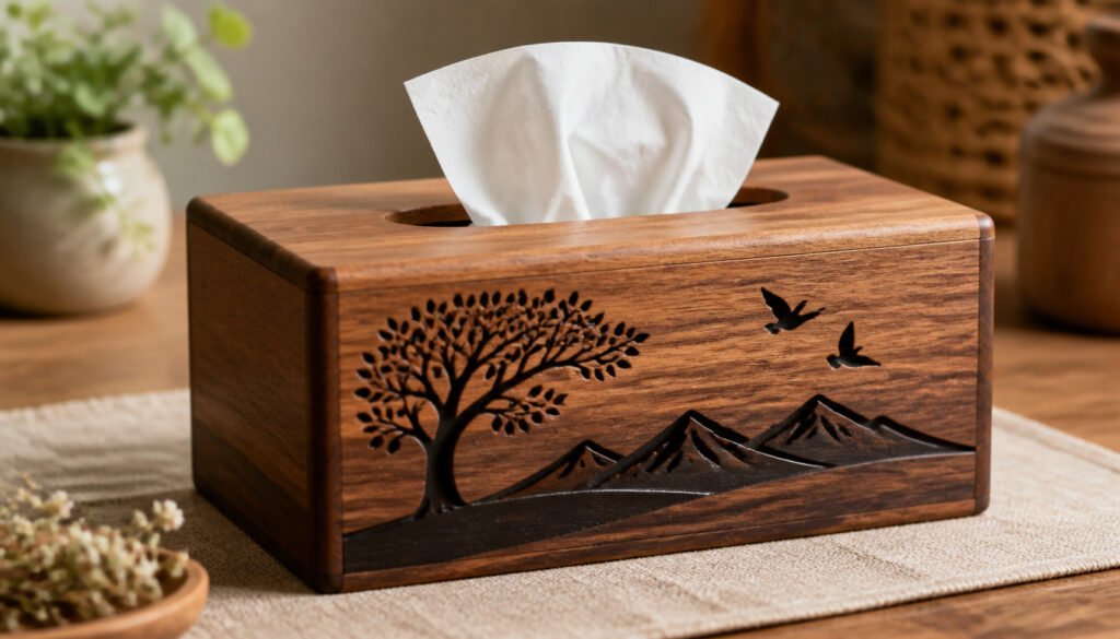 Laser Engraving Tissue Box