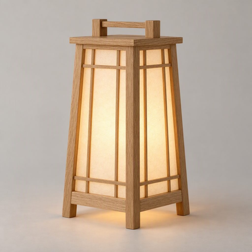 Serene East Wooden Lamp
